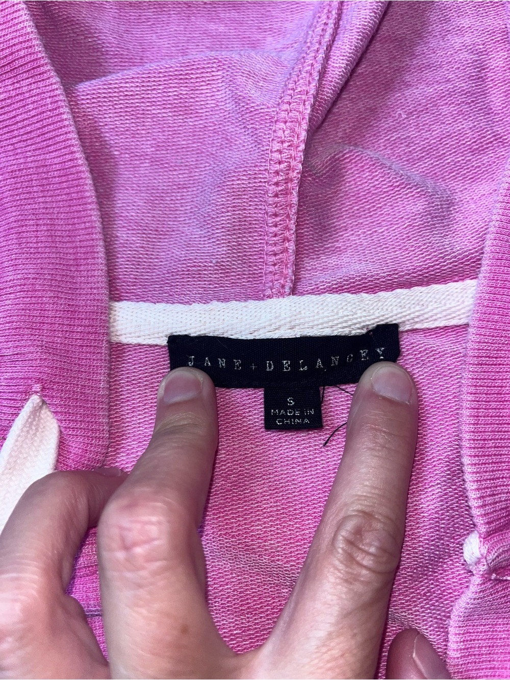 Jane and Delancey Pink Hooded Pullover Sweatshirt - Picture 5 of 7